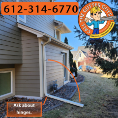 Various seamless gutter options displayed to showcase different styles, colors, and materials for optimal home protection